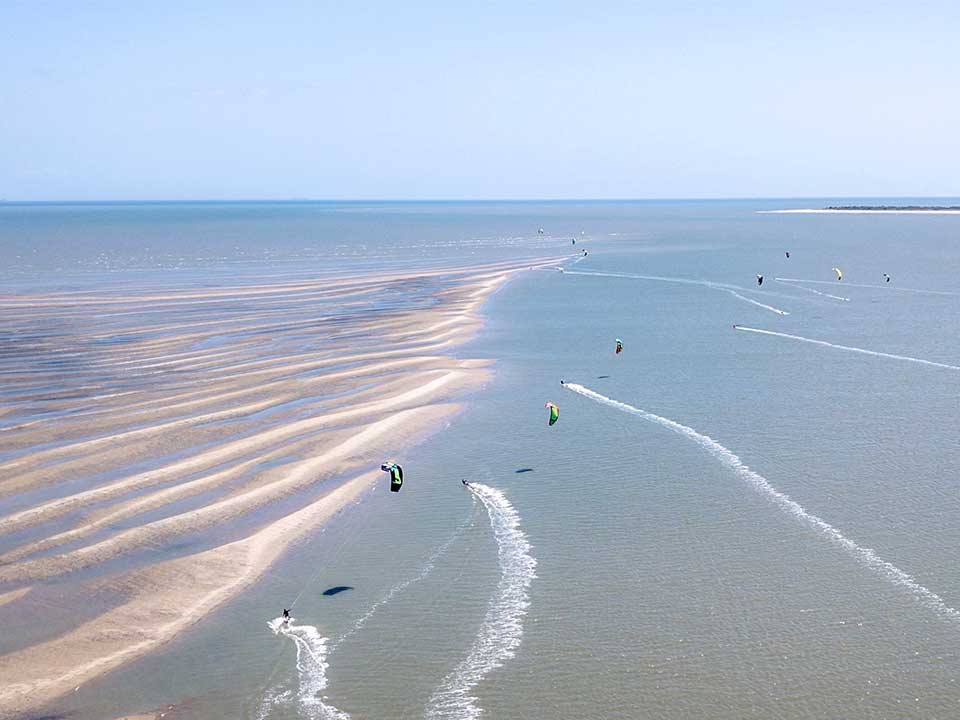 Punta Chame Sand bars Kitesuring