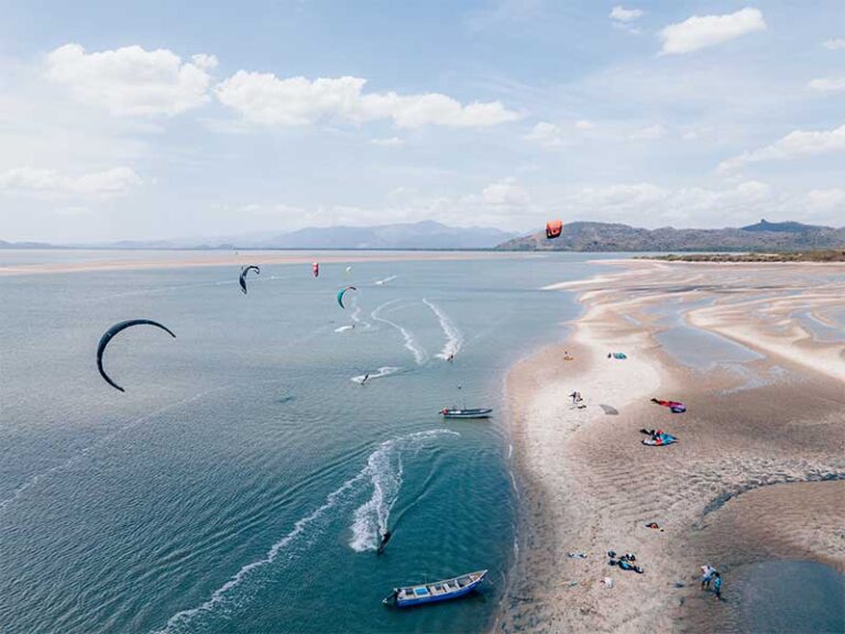 kite trip to the sand bars