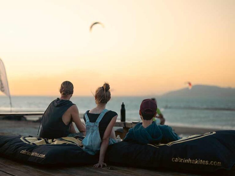 Sunset Kite Watchers